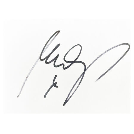 Signed Philipp Wollscheid White Card - Bayern Leverkusen Autograph