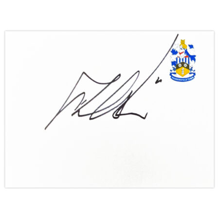 Signed Radoslaw Majewski White Card - Huddersfield Town Autograph