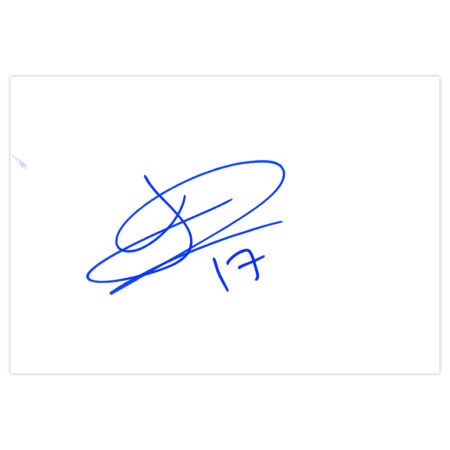 Signed Reda Johnson White Card - Sheffield Wednesday Autograph