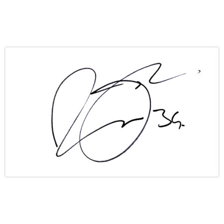 Signed Remie Streete White Card - Newcastle United Autograph