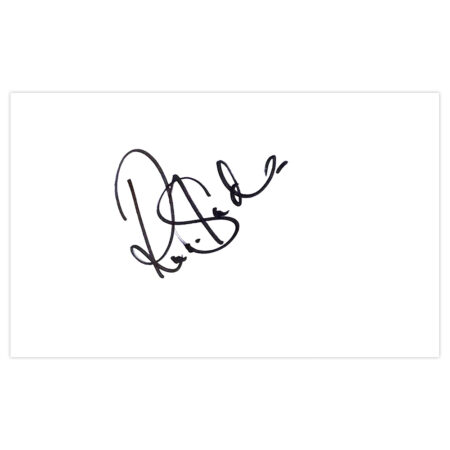 Signed Russell Slade White Card - Leyton Orient Autograph