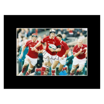 Signed Ryan Jones Photo Display - 16x12 Wales Rugby Icon