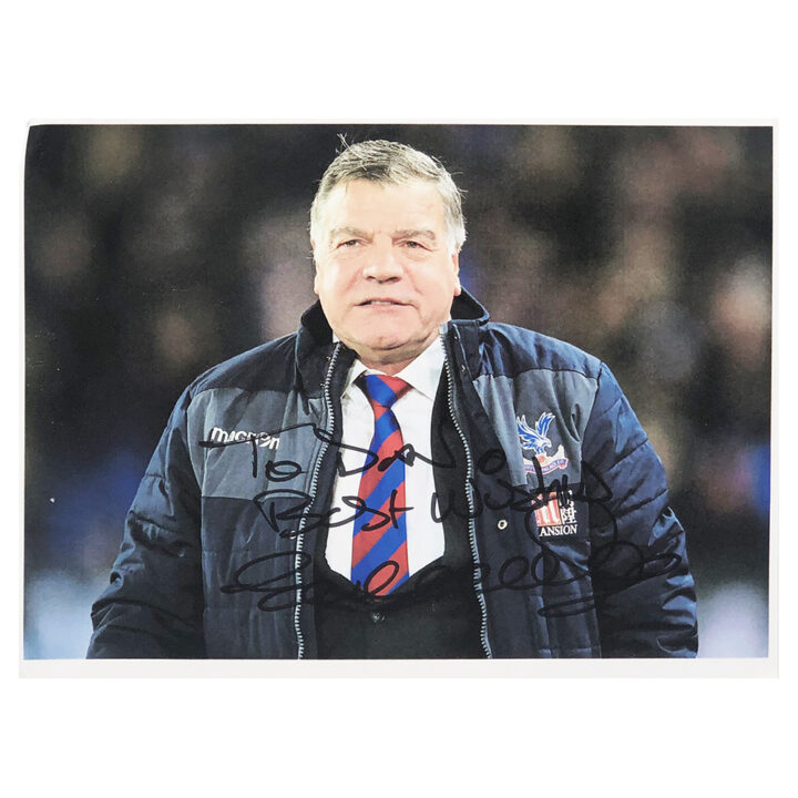 Signed Sam Allardyce Photo - Dedicated to Dan