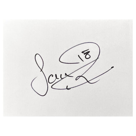 Signed Sam Ricketts White Card - Bolton Wanderers Autograph