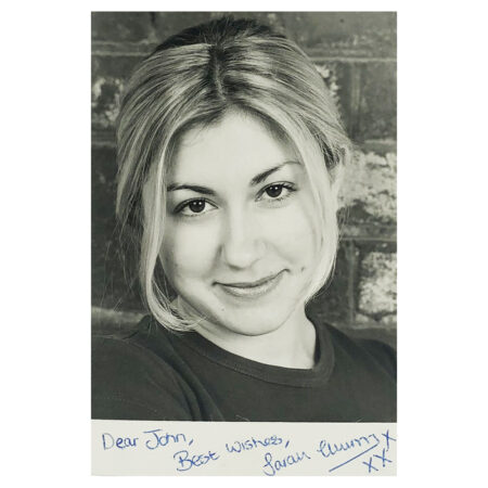 Signed Sarah Churm Photo - Dedicated to John