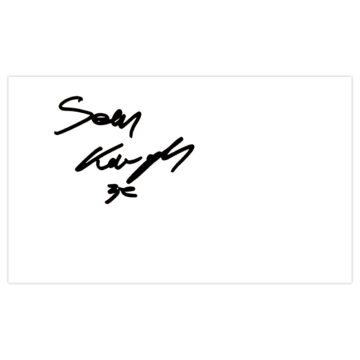 Signed Sean Kavanagh White Card - Fulham Icon Autograph