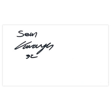 Signed Sean Kavanagh White Card - Shamrock Rovers Autograph