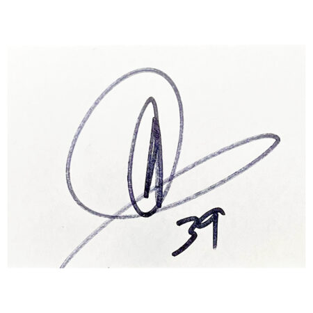 Signed Sebastien Bassong White Card - Norwich City Autograph