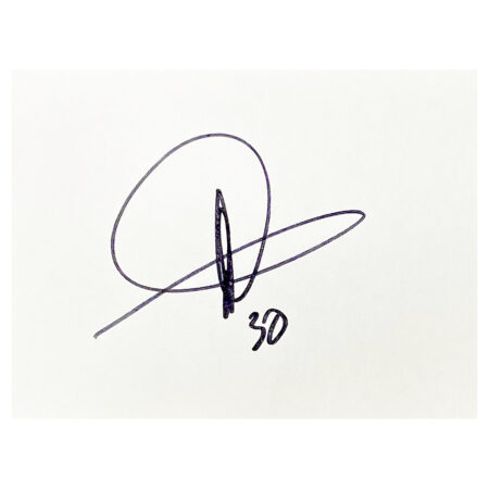 Signed Sebastien Bassong White Card - Norwich City Icon Autograph