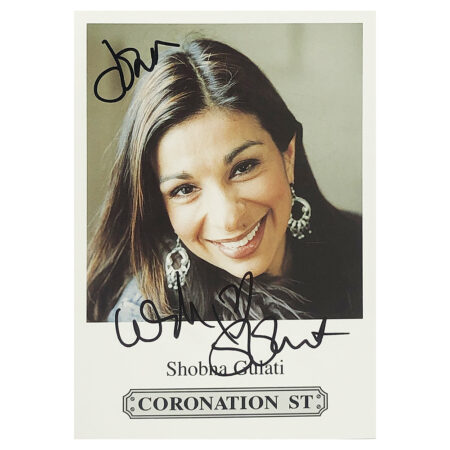 Signed Shobna Gulati Photo - Dedicated to John