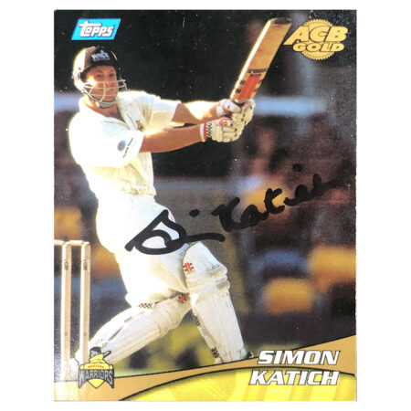 Signed Simon Katich Trading Card - Western Warriors Topps