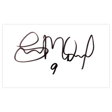 Signed Simon Makienok White Card - Preston North End Autograph