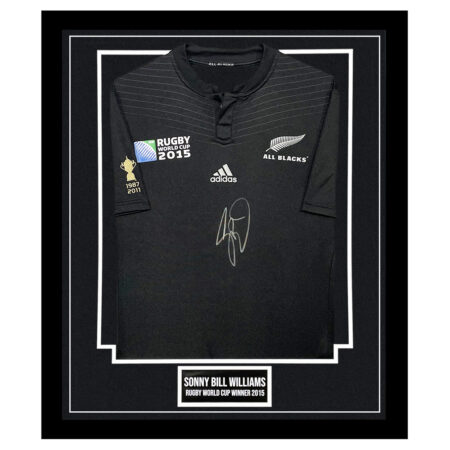 Signed Sonny Bill Williams Shirt - Rugby World Cup Winner 2015