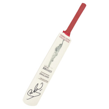 Signed Stuart Broad Mini Bat - Ashes Winner 2013