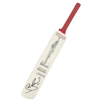 Signed Stuart Broad Mini Bat - Ashes Winner 2015