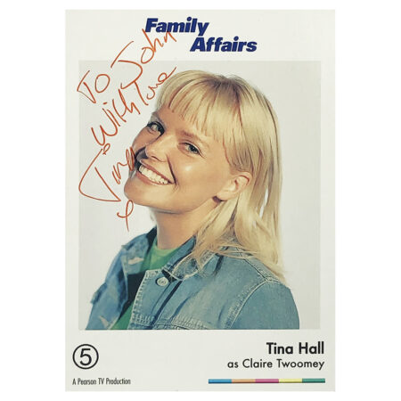 Signed Tina Hall Photo - Dedicated to John