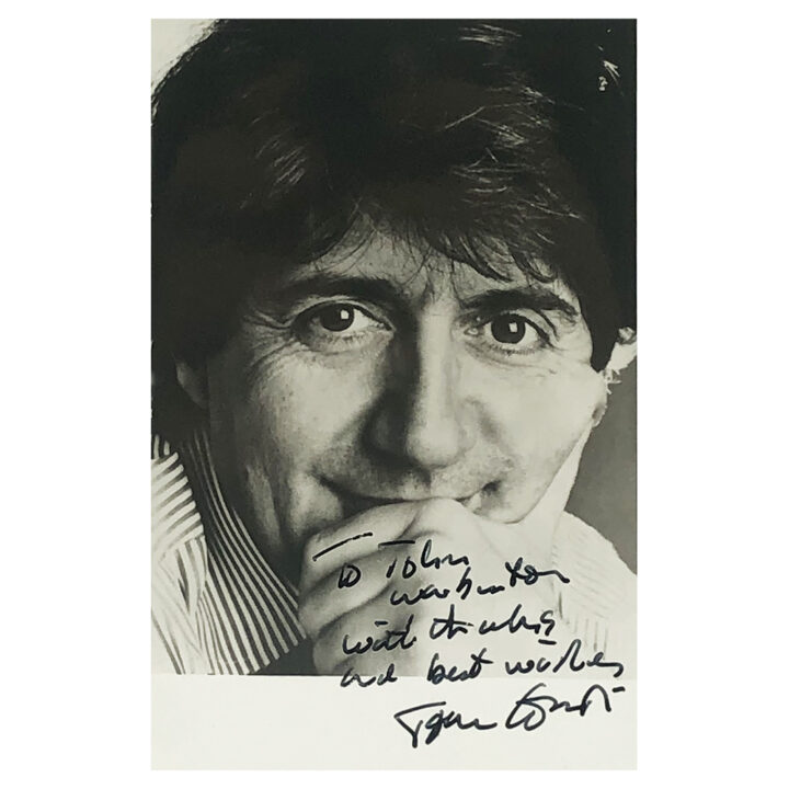 Signed Tom Conti Photo - Dedicated to John