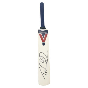 Signed Tom Latham Mini Bat - New Zealand Cricket Autograph