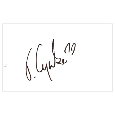 Signed Tomasz Cywka White Card - Barnsley Autograph