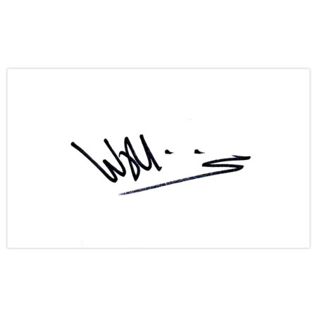 Signed Wes Hoolahan White Card - Republic of Ireland Autograph