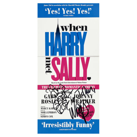 Signed When Harry Met Sally Pamphlet - Cast Autograph