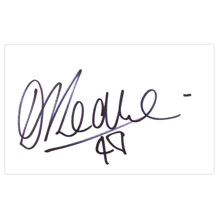 Signed Will Keane White Card - Wigan Athletic Autograph