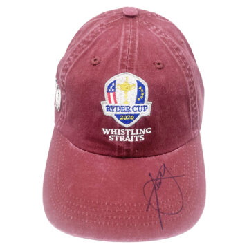 Signed Xander Schauffele Cap - Ryder Cup Winner 2020