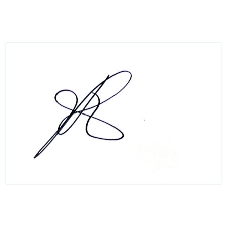 Tim Hoogland Signed White Card - Fulham Autograph