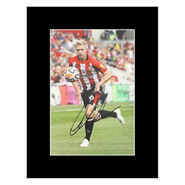 Autograph Ben Mee Photo Display 16x12 - Brentford Icon