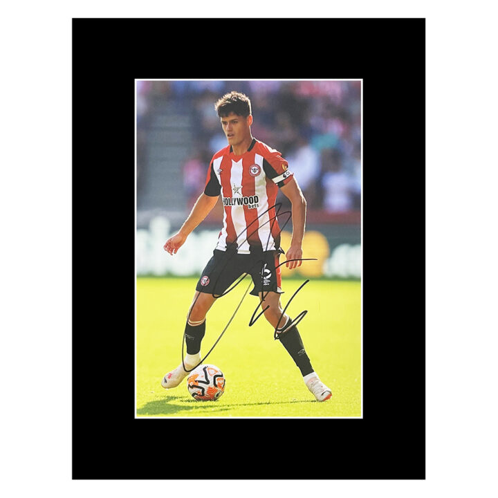 Autograph Christian Norgaard Photo Display 16x12 - Brentford FC Icon