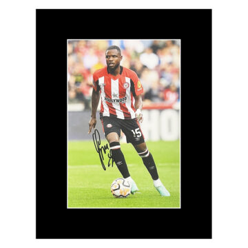 Autograph Frank Onyeka Photo Display 16x12 - Brentford FC Icon