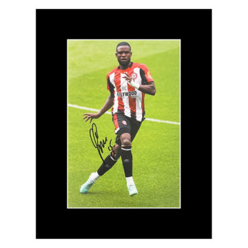 Autograph Frank Onyeka Photo Display 16x12 - Brentford Icon