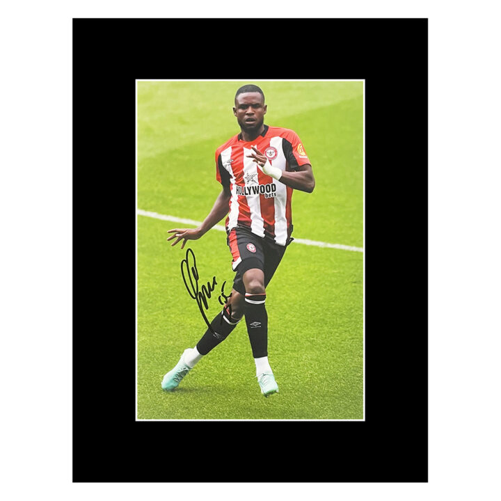 Autograph Frank Onyeka Photo Display 16x12 - Brentford Icon