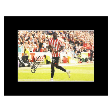 Autograph Josh Dasilva Photo Display 12x10 - Brentford Icon