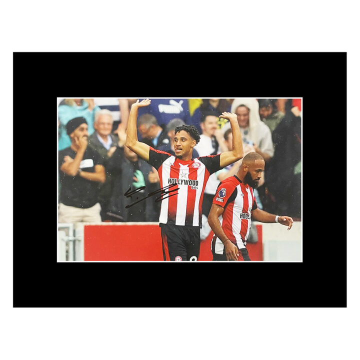 Autograph Kevin Schade Photo Display 16x12 - Brentford FC Icon