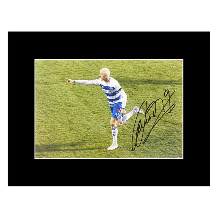 Autograph Lyndon Dykes Photo Display 16x12 - QPR Icon