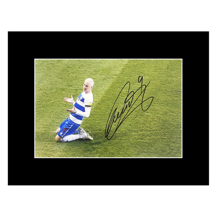 Autograph Lyndon Dykes Photo Display 16x12 - Queens Park Rangers FC Icon