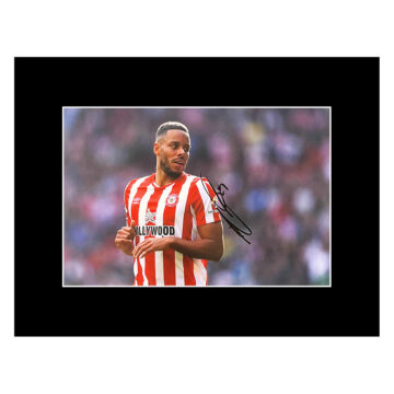 Autograph Martin Jorgensen Photo Display 16x12 - Brentford Football Club