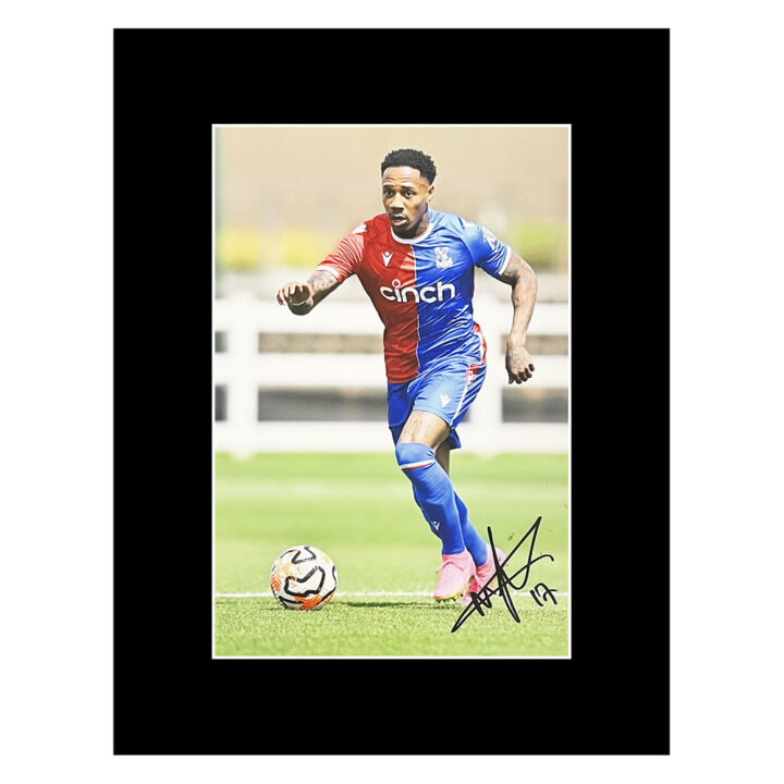 Autograph Nathaniel Clyne Photo Display 16x12 - Crystal Palace FC Icon