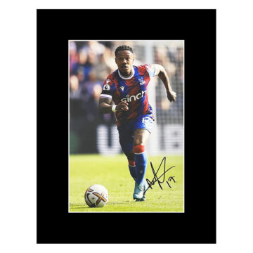 Autograph Nathaniel Clyne Photo Display 16x12 - Crystal Palace Icon