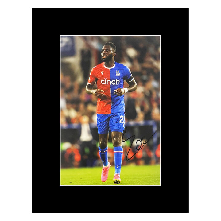 Autograph Odsonne Edouard Photo Display 16x12 - Crystal Palace FC Icon