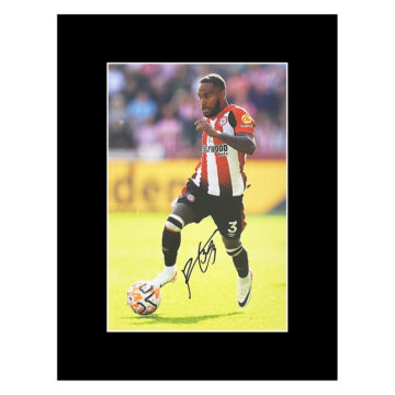 Autograph Rico Henry Photo Display 16x12 - Brentford FC Icon