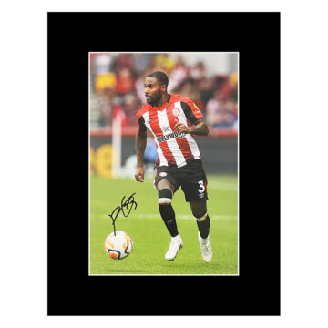 Autograph Rico Henry Photo Display 16x12 - Brentford Football Club