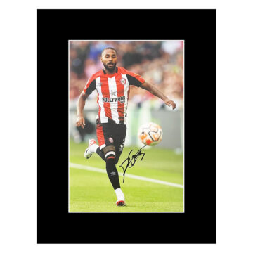 Autograph Rico Henry Photo Display 16x12 - Brentford Icon