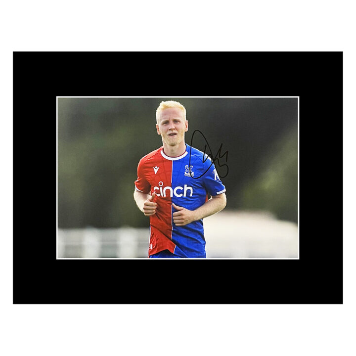 Autograph Will Hughes Photo Display 16x12 - Crystal Palace FC Icon