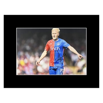 Autograph Will Hughes Photo Display 16x12 - Crystal Palace Football Club