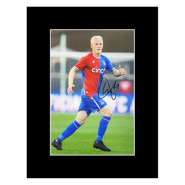 Autograph Will Hughes Photo Display 16x12 - Crystal Palace Icon