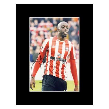 Autograph Yoane Wissa Photo Display 16x12 - Brentford FC Icon