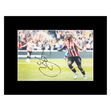 Autograph Yoane Wissa Photo Display 16x12 - Brentford Icon