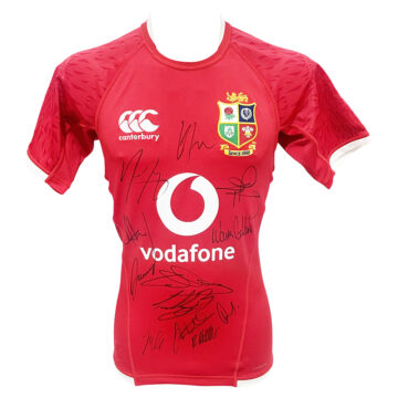 British & Irish Lions Signed Shirt - Squad Autograph